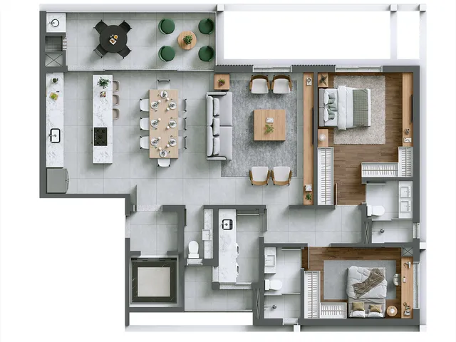 Imagem 4: Mytá Apartamento com 3 dormitórios