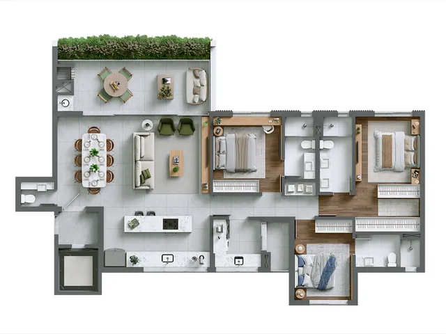 Imagem 6: Mytá Apartamento com 3 dormitórios