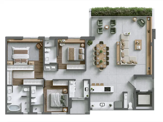 Imagem 11: Mytá Apartamento com 3 dormitórios