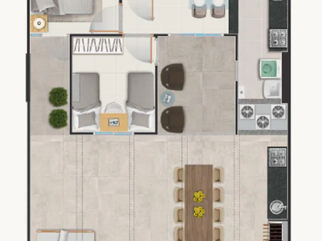 Imagem 10: Ilha de Okinawa Apartamento com 3 dormitórios
