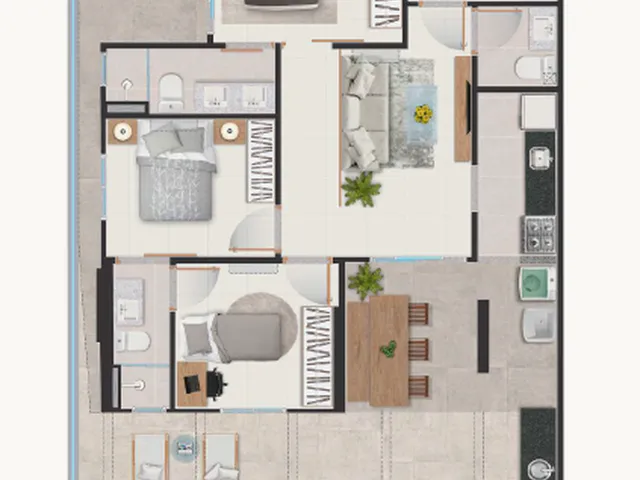 Imagem 11: Ilha de Okinawa Apartamento com 3 dormitórios