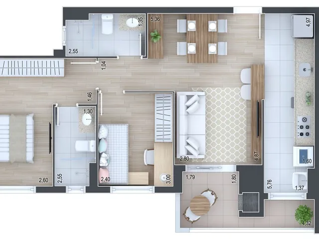 Imagem 4: Terrasse Joie Apartamento com 3 dormitórios