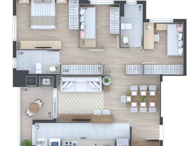 Imagem 16: Terrasse Joie Apartamento com 3 dormitórios