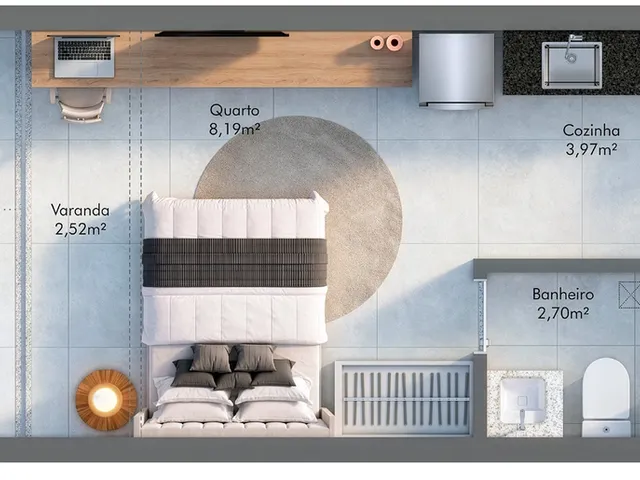 Imagem 5: Ita Living Apartamento com 1 dormitório