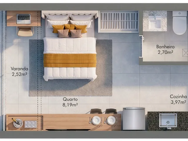 Imagem 7: Ita Living Apartamento com 1 dormitório