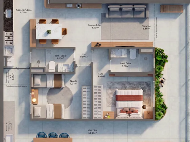 Imagem 14: Ita Living Apartamento com 1 dormitório