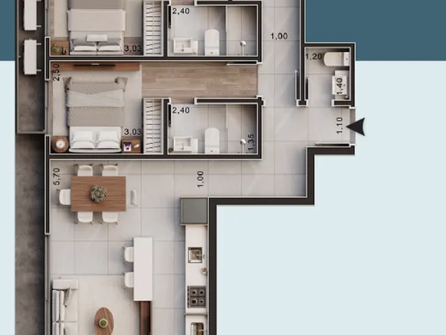 Imagem 11: Sofia Palace Apartamento com 1 dormitório