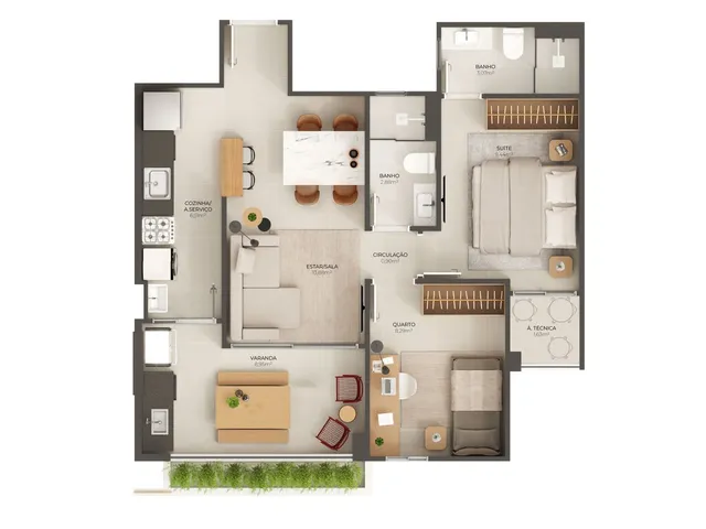 Imagem 3: Vizzo Apartamento com 3 dormitórios