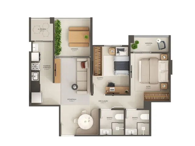 Imagem 6: Vizzo Apartamento com 3 dormitórios
