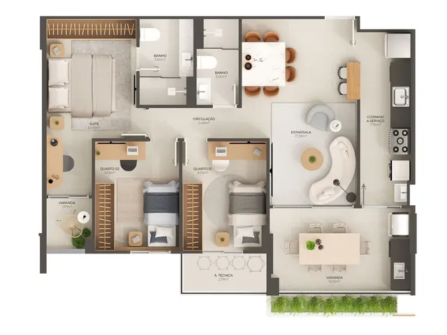 Imagem 7: Vizzo Apartamento com 3 dormitórios