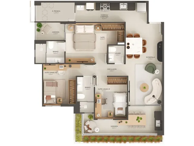 Imagem 10: Vizzo Apartamento com 3 dormitórios
