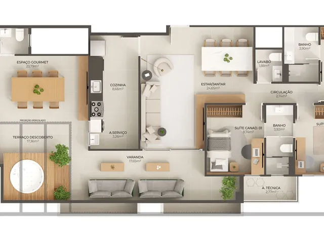 Imagem 12: Vizzo Apartamento com 3 dormitórios