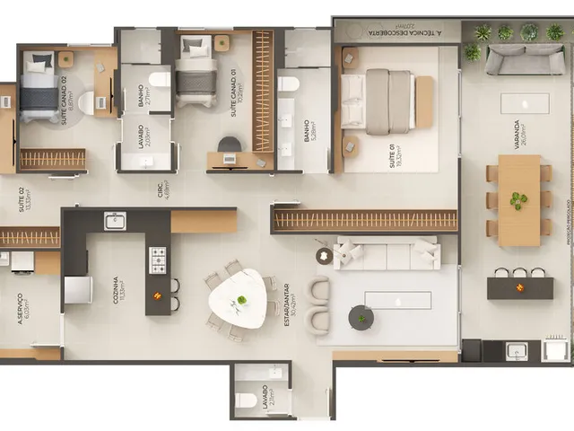 Imagem 13: Vizzo Apartamento com 3 dormitórios