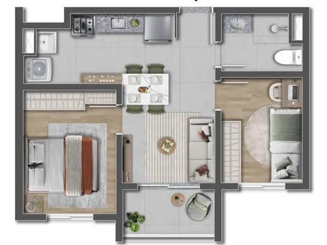 Imagem 16: Novo Enredo Apartamento com 2 dormitórios