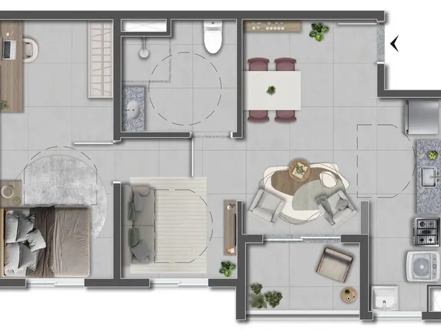 Imagem 8: Novo Enredo Apartamento com 2 dormitórios