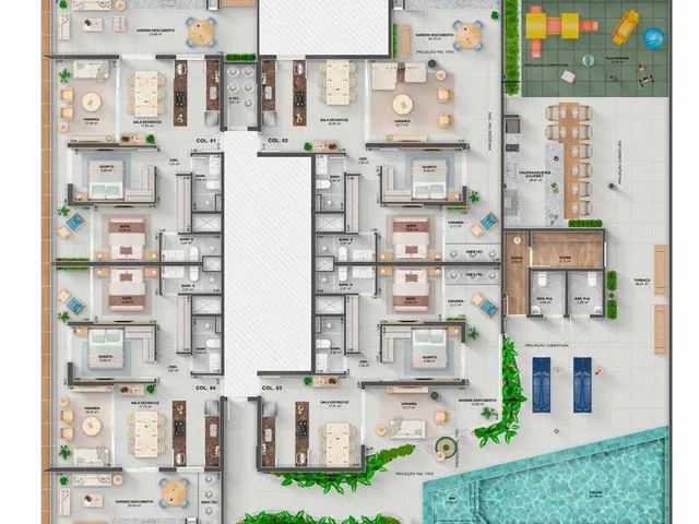 Imagem 2: Breeze Bacutia Apartamento com 2 dormitórios
