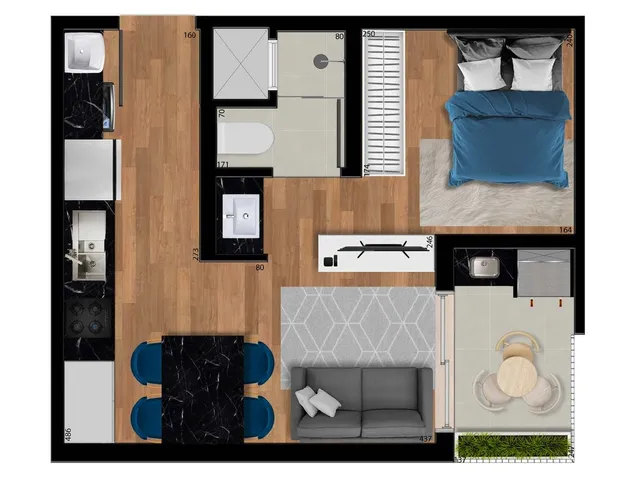 Imagem 3: Dom Gabardo Apartamento com 3 dormitórios