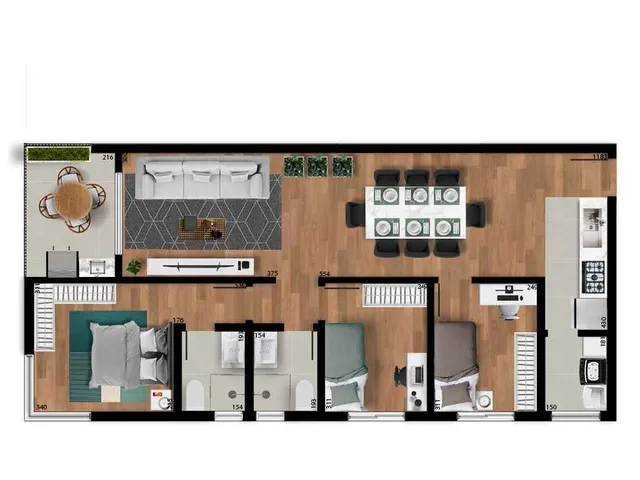 Imagem 7: Dom Gabardo Apartamento com 3 dormitórios