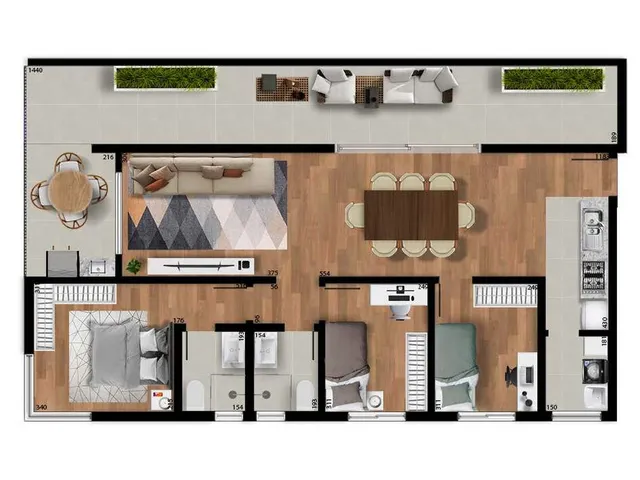 Imagem 9: Dom Gabardo Apartamento com 3 dormitórios