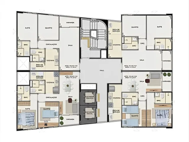 Imagem 2: Villa Rica Apartamento com 2 dormitórios