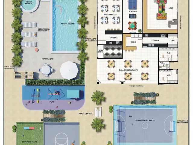 Imagem 2: Quattro Residencial Clube - Fase 1