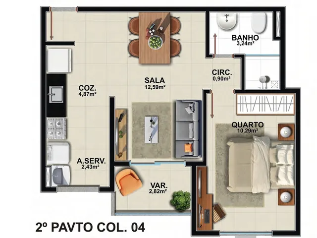 Imagem 3: Quattro Residencial Clube - Fase 1