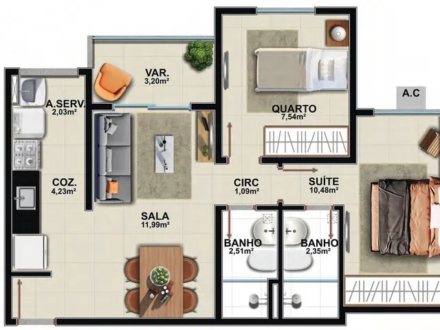 Imagem 8: Quattro Residencial Clube - Fase 1