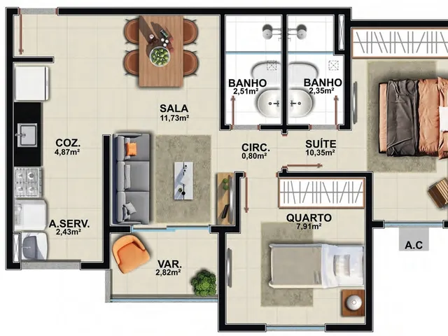 Imagem 10: Quattro Residencial Clube - Fase 1