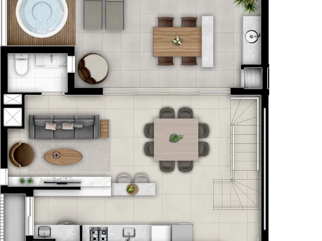 Imagem 4: Gaia Apartamento com 2 dormitórios