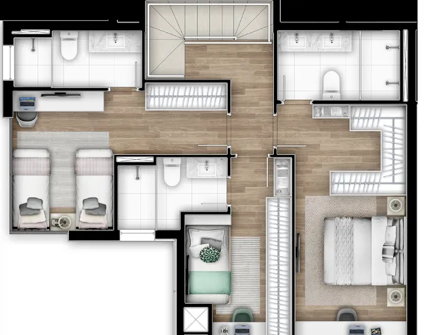 Imagem 7: Gaia Apartamento com 2 dormitórios