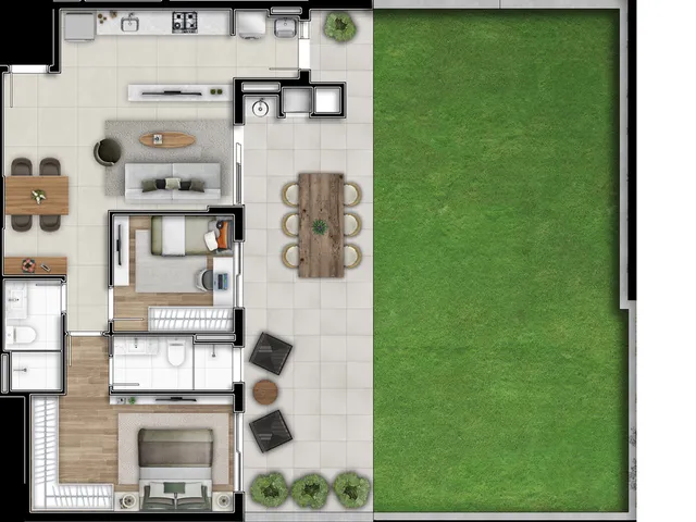 Imagem 16: Gaia Apartamento com 2 dormitórios