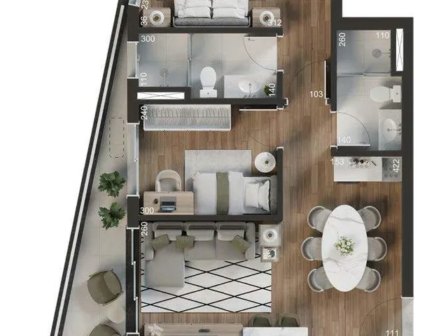Imagem 3: Lior Apartamento com 2 dormitórios