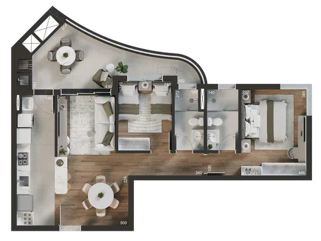 Imagem 4: Lior Apartamento com 2 dormitórios