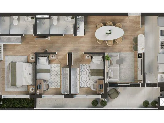 Imagem 5: Lior Apartamento com 2 dormitórios