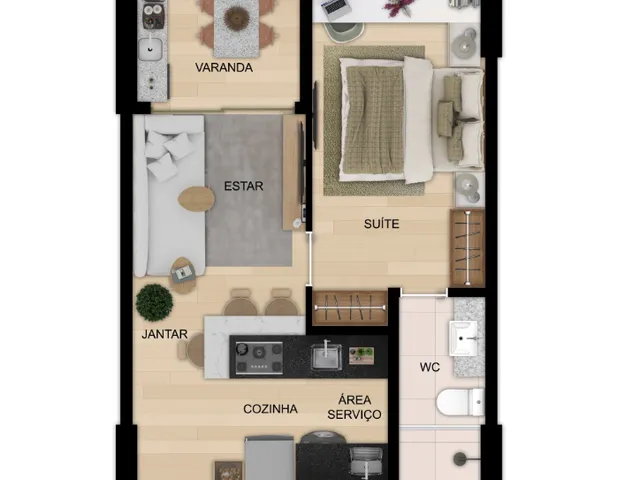 Imagem 2: Casa Moser Apartamento com 2 dormitórios