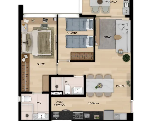 Imagem 5: Casa Moser Apartamento com 2 dormitórios