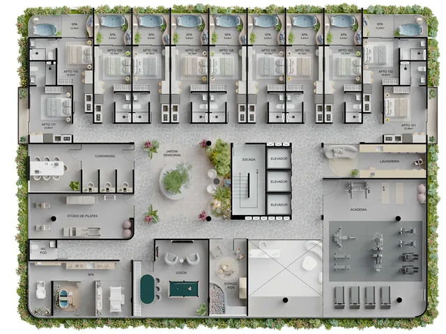 Imagem 2: Mares Blanc Apartamento com 1 dormitório