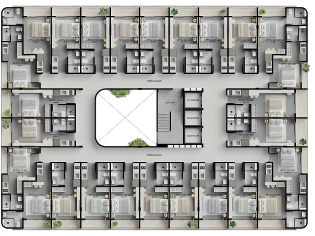 Imagem 3: Mares Blanc Apartamento com 1 dormitório