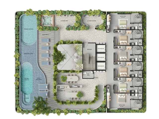Imagem 6: Mares Blanc Apartamento com 1 dormitório
