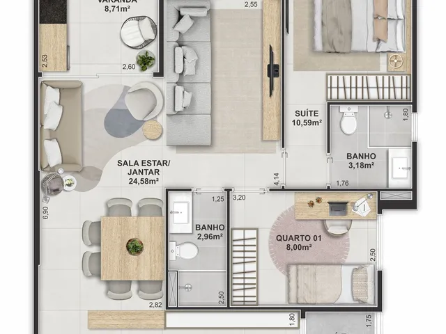 Imagem 8: Lúmea Camburi Apartamento com 3 dormitórios