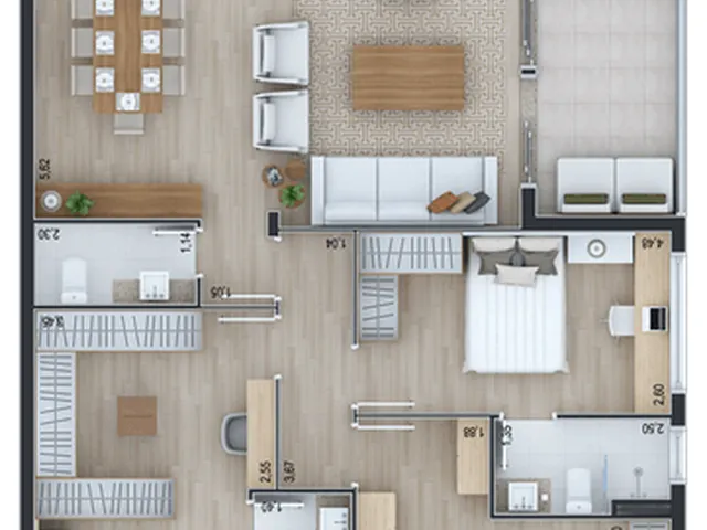 Imagem 8: Terrasse Nature Apartamento com 3 dormitórios