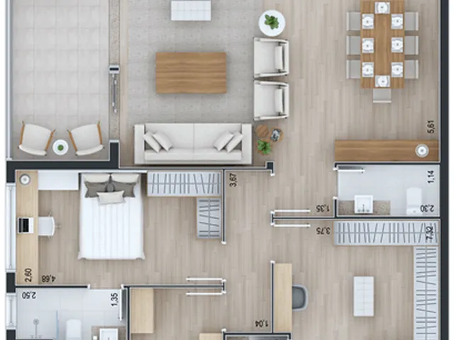 Imagem 10: Terrasse Nature Apartamento com 3 dormitórios
