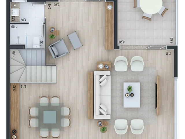 Imagem 14: Terrasse Nature Apartamento com 3 dormitórios