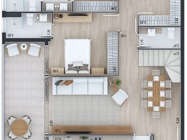 Imagem 15: Terrasse Nature Apartamento com 3 dormitórios
