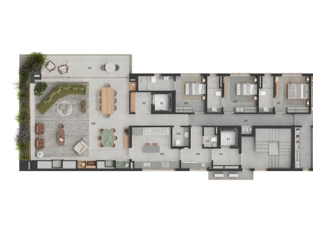 Imagem 8: Jobim - Jobim Apartamento com 4 dormitórios