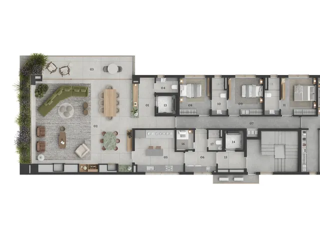 Imagem 1: Jobim - Jobim Apartamento com 4 dormitórios