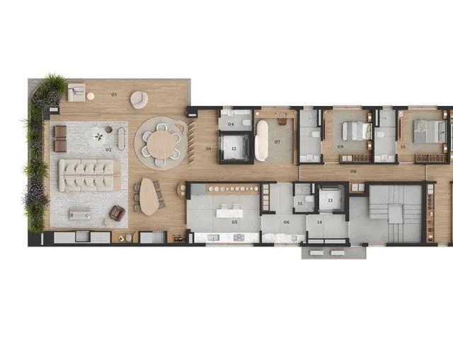 Imagem 6: Jobim - Jobim Apartamento com 4 dormitórios