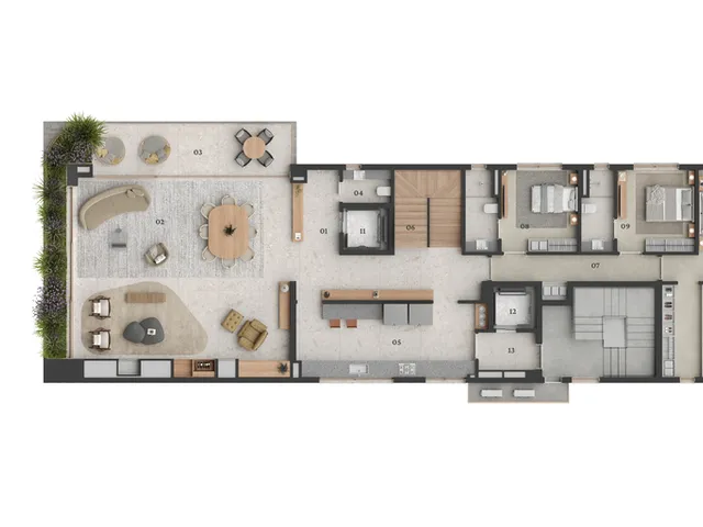 Imagem 2: Jobim - Jobim Apartamento com 4 dormitórios