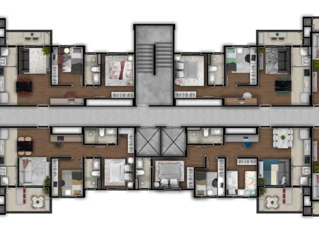 Imagem 4: Aquarela Apartamento com 3 dormitórios