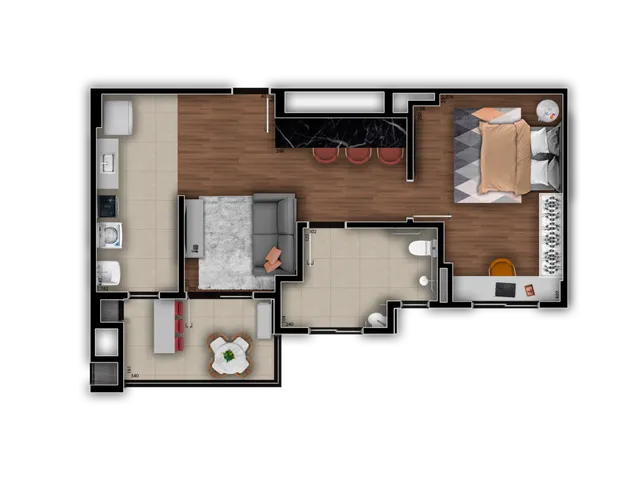 Imagem 11: Aquarela Apartamento com 3 dormitórios